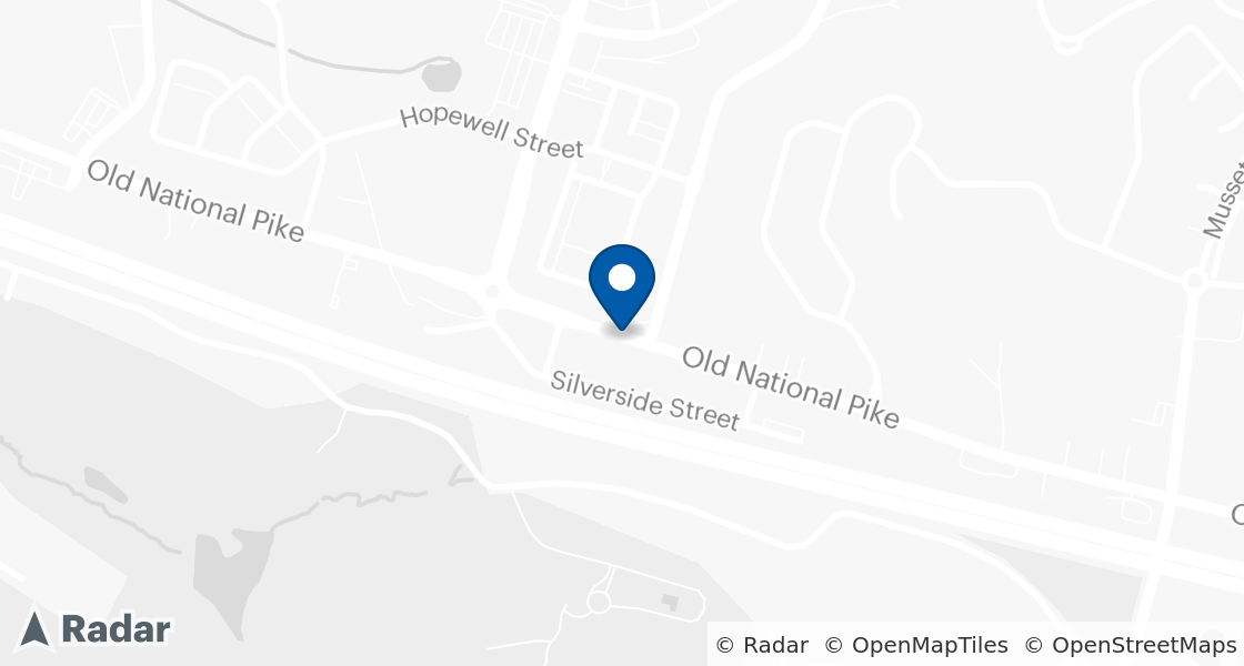 Map of Dairy Queen Location:: 10263 Old National Pike, Ijamsville, MD, 21754